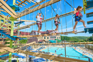 Interactive Water Fort Treehouse at the Great Wolf Lodge - Treehouses in United States