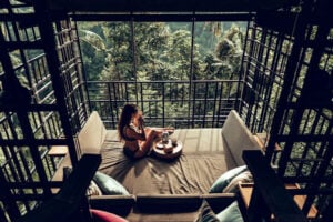 Café Gazebo at HOSHINOYA Bali - Treehouses in Bali