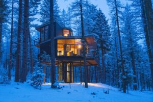 Paws Up Montana Green O Tree Haus - Treehouses in United States